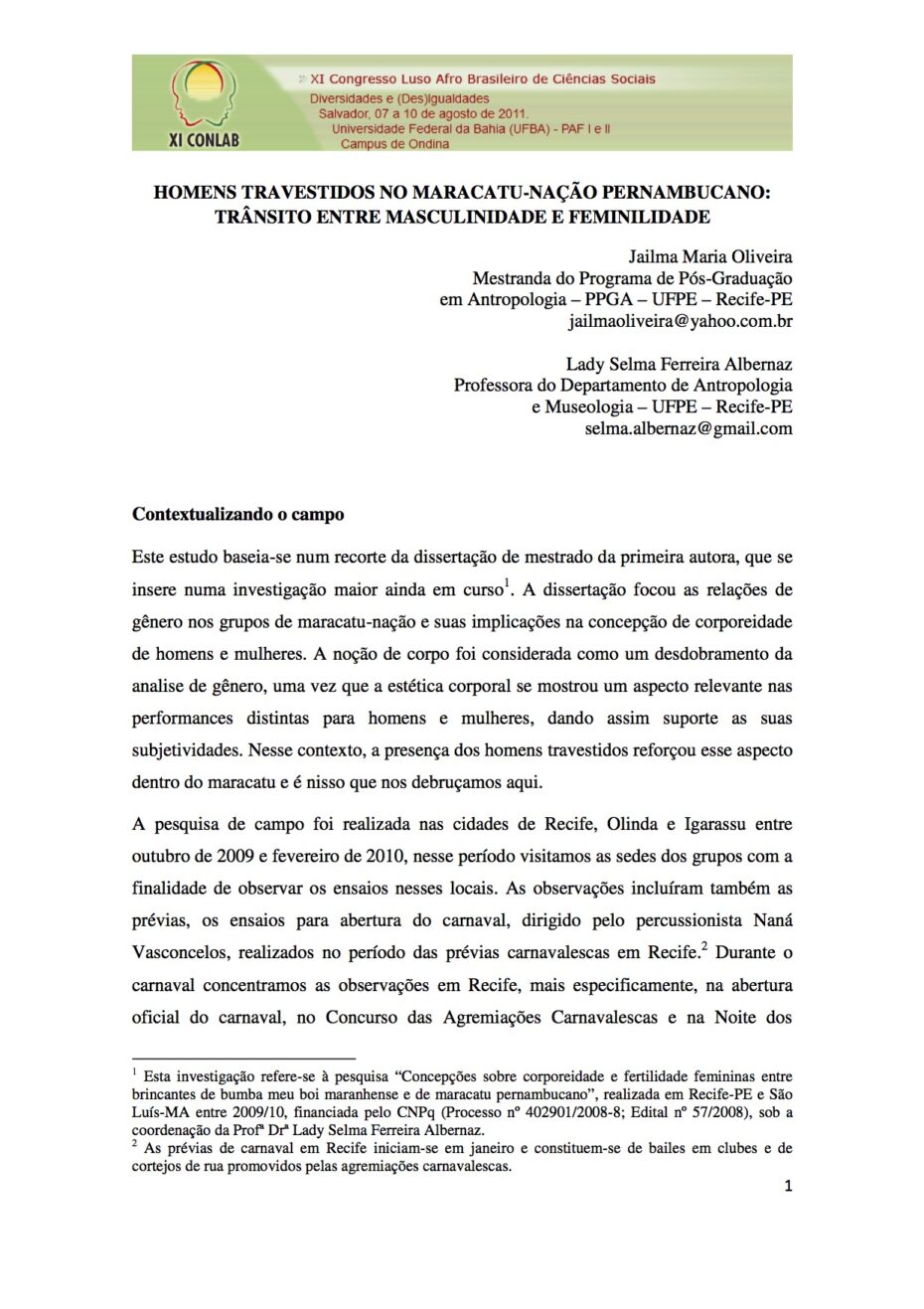 capa homens transvestidos